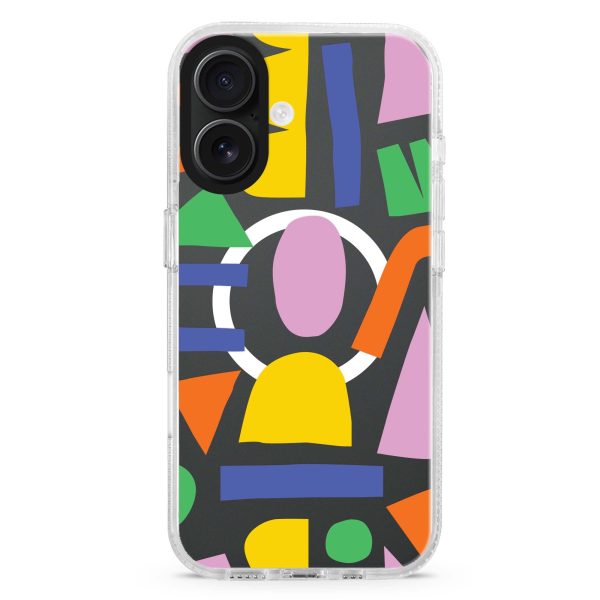 Abstract Doodles MagSafe Compatible Ultra Clear Case Hot on Sale