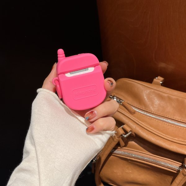 90s Style Flip Phone Style Silicon Case For Airpod Fashion