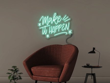 Make it happen LED Neon Sign For Discount