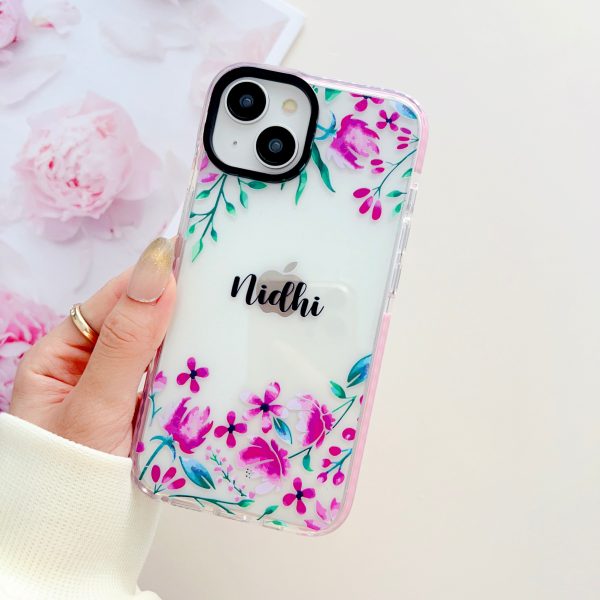 Floral Design Customised Designer Impact Proof Case for iPhone Supply