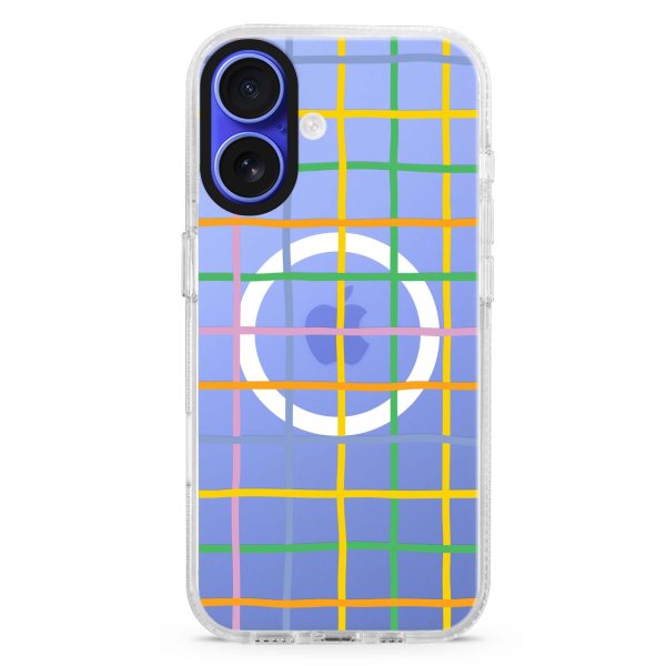 Abstract Doodles Pattern MagSafe Compatible Ultra Clear Case Online Sale