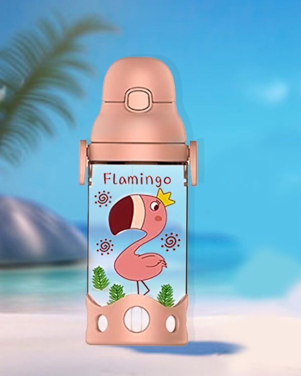 (PINKAH) kids bottle with carry strap (530ml) - Blush Pink Online Hot Sale