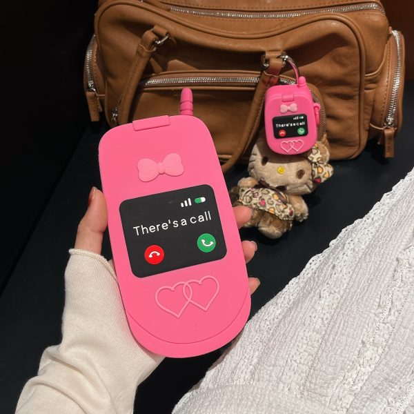 90s Style Flip Phone Style Silicon Case For Airpod Fashion