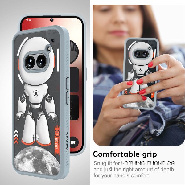 Nothing Phone 2a   2a Plus 5G Back Cover Case | Impulse (Astro Big Eyes) - Gray Sale