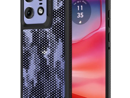 Moto Edge 50 Pro Back Cover Case | Impulse - Black (Honeycomb) Cheap