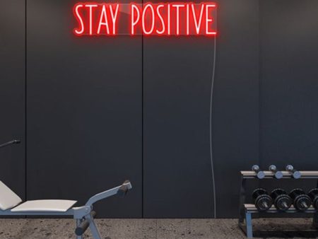 Stay Positive LED Neon Sign Cheap