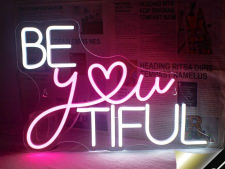 Be You Tiful LED Neon Sign Online Hot Sale