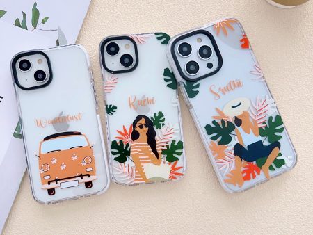 iPhone Impact Proof Customised Silicon Case ( Summer Collection ) Discount