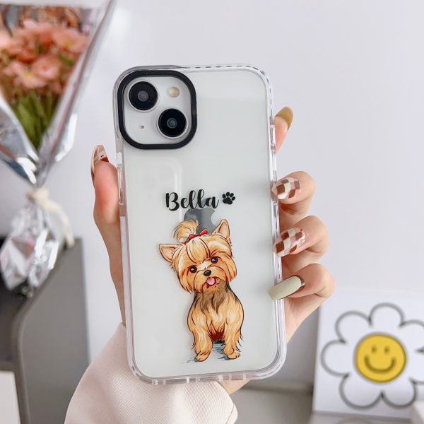 iPhone Impact Proof Customised Silicon Case ( Cute Dog Caricature ) Online