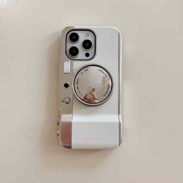 3D Camera With Photo Click Button iPhone Case For Discount