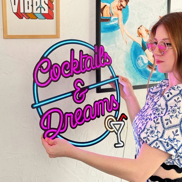 Cocktail & Dream Wall Art LED Neon Sign Online Hot Sale