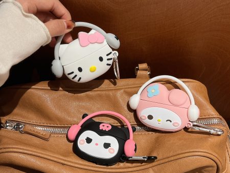 Cute Cartoon With Headphone Designer Airpod Case For Discount