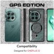 OnePlus 12 Back Cover Case | GPS Edition (Mumbai) Mag X - Black Fashion