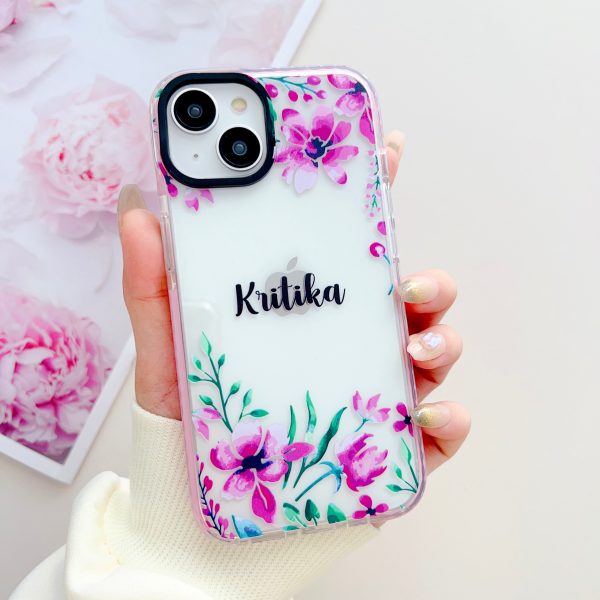 Floral Design Customised Designer Impact Proof Case for iPhone Supply