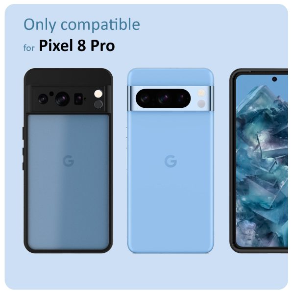 Google Pixel 8 Pro 5G Back Cover Case | Hybrid - Black on Sale