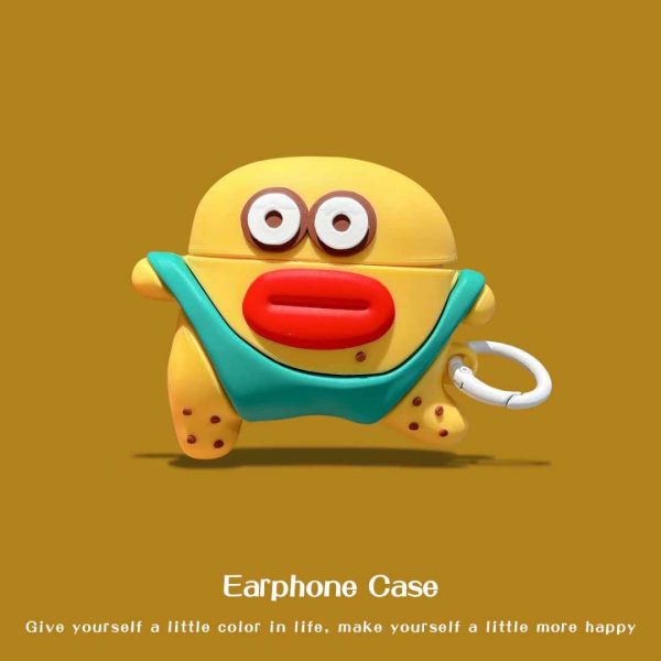 Cute Cartoon 3D Silicon Airpod Case on Sale