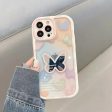 Transparent Butterfly Mirror Abstract Designer Case For iPhone ( Lucky Love ) Fashion