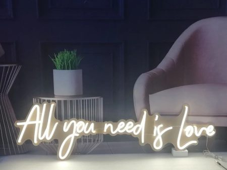 All you need is Love Wedding LED Neon Sign on Sale