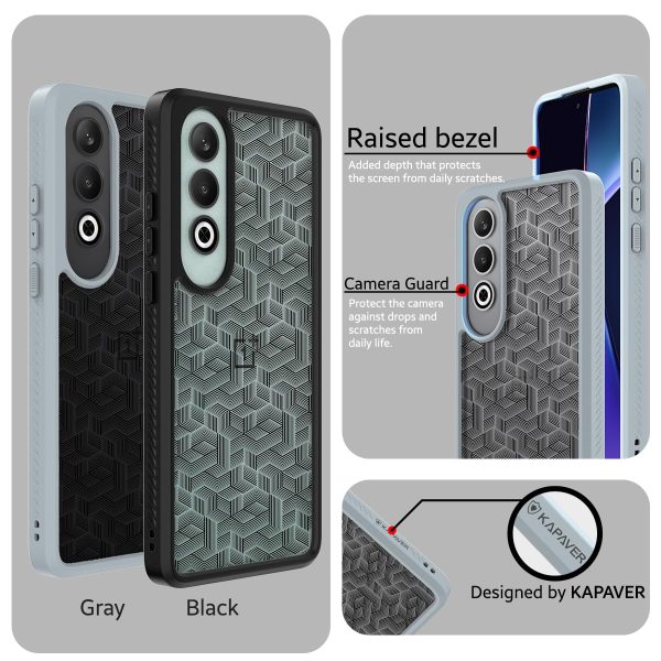 OnePlus Nord CE4 Back Cover Case | Impulse - Gray (Stripe Cube) on Sale