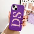 Grain Leather Customised iPhone Case ( Purple ) Online