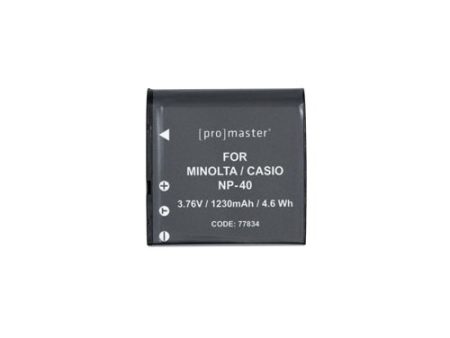 Promaster Li-ion Battery for Minolta   Casio: NP-40 Online