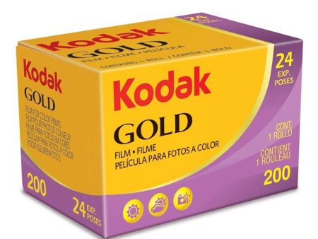 Kodak Gold 200, 35mm, 24 Exposures, Color Film (Single Roll Purchase) Discount