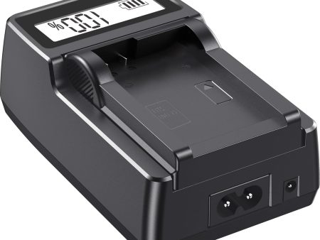 Digitek (DUC 021 ENEL25) High-Speed Li-ion Battery Charger for ENEL 25, Compatible with Canon, Nikon, Olympus, Panasonic, and Fujifilm Cameras, AC Input 110-240V, USB Output, LCD Charging Display For Discount