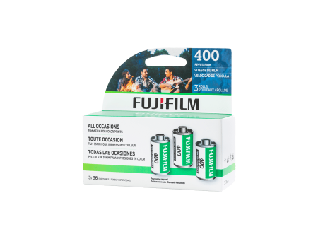 Fujifilm 400 3pack 36 Exp. 35mm Film, Total 108 Exposures Fashion