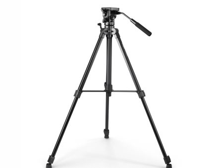 Digitek (DPTR 990VD) Platinum Heavy Duty Tripod with Professional Fluid Video Head Maximum Operating Height: 1660 mm, Max Load Upto: 15 kgs on Sale