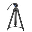 Digitek (DTR-510VD PRO PLUS, 70 Inch) Professional Video Aluminium Tripod with Multipurpose Head for Low Level Shooting, Panning for All DSLR Camera, Maximum Height 5.10 Feet, Load Capacity 15kgs (DTR-510VD PRO PLUS, 70 Inch) on Sale