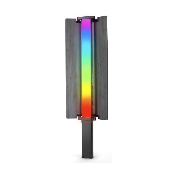 Digitek (DSL-30W RGB) Portable Handheld RGB LED Light Wand with Grid, Diffuser & Barn Door Comes with a 5200mAh Built in Battery Pack. Fashion