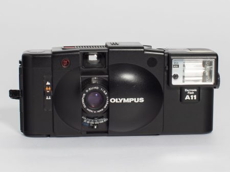 Olympus XA2 with A11 Flash -- fresh CLA For Cheap