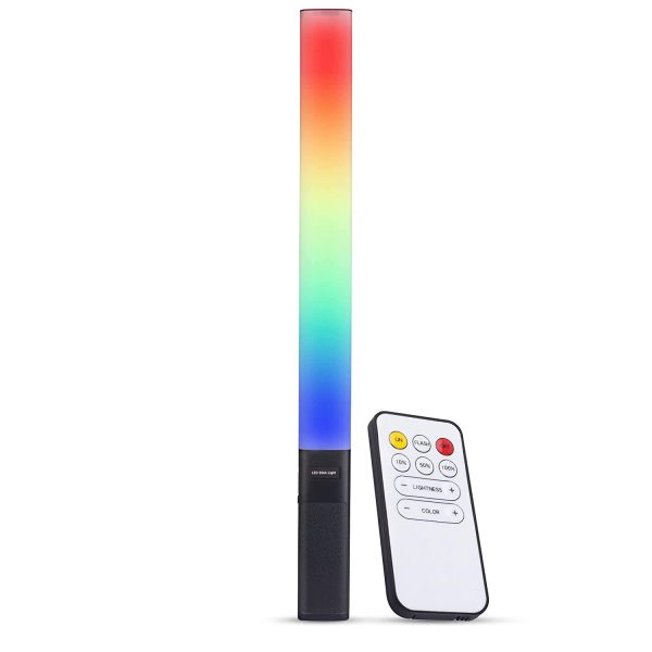 Digitek (DSL-20W RGB) Portable Handheld RGB LED Stick Light Wand with Remote for YouTube, Photo-Shoot, Video Shoot, Live Stream, Makeup & More, Compatible with iPhone  Android Phones & Cameras. Fashion