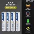 ENVIE (ECR 20 MC+4xAAA1100) Standard Rechargeable Battery Charger for AA & AAA Ni-mh Ni-Cd with 4xAAA1100mah Rechargeable Batteries & LED Indicator Fashion