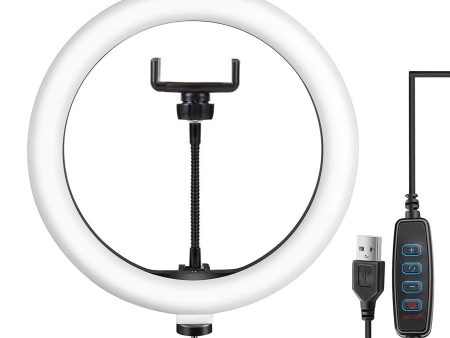 Digitek (DRL-14) Professional 31cm (14 ) inch LED Ring Light | Dimmable Lighting | for YouTube | Photo-Shoot | Video Shoot | Live Stream | Makeup & Vlogging | Compatible with iPhone Android, Black For Cheap