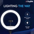 Digitek (DRL 19) Professional Big LED Ring Light with Remote & 2 color modes Dimmable Lighting, For YouTube, Photo-shoot, Video shoot, Live Stream, Makeup & Vlogging, Compatible with iPhone  Android Phones & Cameras For Cheap