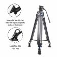 Digitek (DPTR-7060VD) Platinum Heavy Duty Video Tripod Maximum Operating Height: 1849 mm, Max Load Upto: 20 kgs Online now