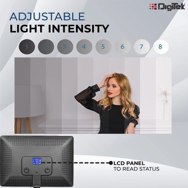 Digitek (LED-D556 RGB) Professional LED Video Light with Bi-Color & RGB Effects and Remote LED-D556 RGB Online now