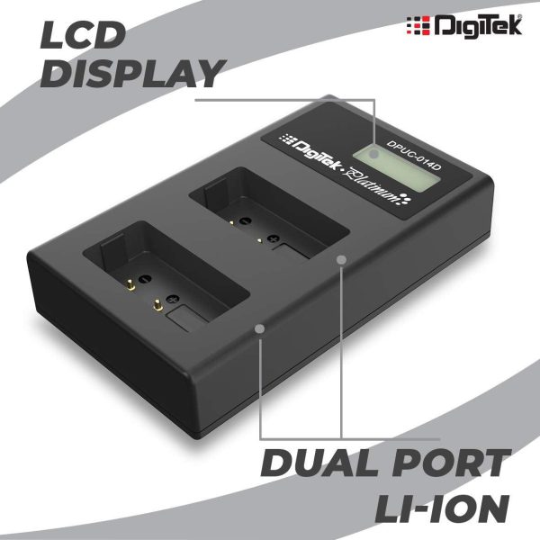 Digitek (DPUC 014D (LCD MU) ENEL 25) Platinum Charger DPUC 014D (LCD MU) ENEL 25 for ENEL 25 Battery For Sale