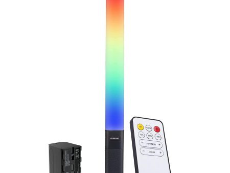 Digitek (DSL-20W RGB Combo) Portable Handheld RGB LED Light Wand with NP F750 Battery & Remote for YouTube, Photo-Shoot, Video Shoot, Live Stream, Makeup & More,...DSL-20W RGB Combo Fashion