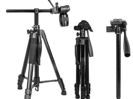 Digitek Platinum (DPTR 890 VD) (178 cm) Aluminum Light Weight Tripod with Fluid Video Head for DSLR & Video Cameras, Maximum Operating Height: 5.83Feet, Maximum Load : 7 kgs Online Sale