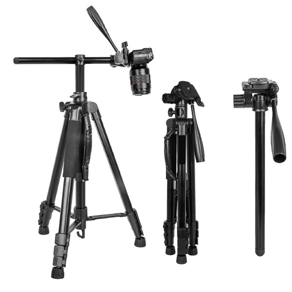 Digitek Platinum (DPTR 890 VD) (178 cm) Aluminum Light Weight Tripod with Fluid Video Head for DSLR & Video Cameras, Maximum Operating Height: 5.83Feet, Maximum Load : 7 kgs Online Sale