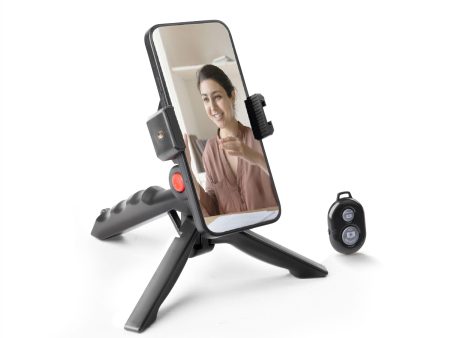 Digitek (DTR-220) Lightweight & Portable Mini Tripod, Ideal for Smartphones, Action Camera, DSLR & Gopro for Comfortable & Longer Duration Shoot, with Smartphone Mount & Shutter Remote Hot on Sale