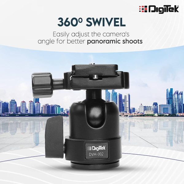 Digitek (DVH-002) Digitek Lightweight Ball Head with Quick Release Plate Online Sale