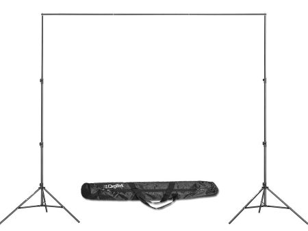 Digitek (DBSK-009FT) Studio Background Stand Kit for Backdrop Photography and Videography, Portable and Foldable Stand Kit with Bag Online