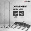 Digitek (DBSK-009FT) Studio Background Stand Kit for Backdrop Photography and Videography, Portable and Foldable Stand Kit with Bag Online