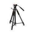 Digitek (DTR590 VD PRO) Tripod for DSLR & Video Cameras, Operating Height : 5.90 Feet, Maximum Load Upto: 6 Kg, Lightweight & Sturdy Tripod with 2 Way Adjustable Head Sale