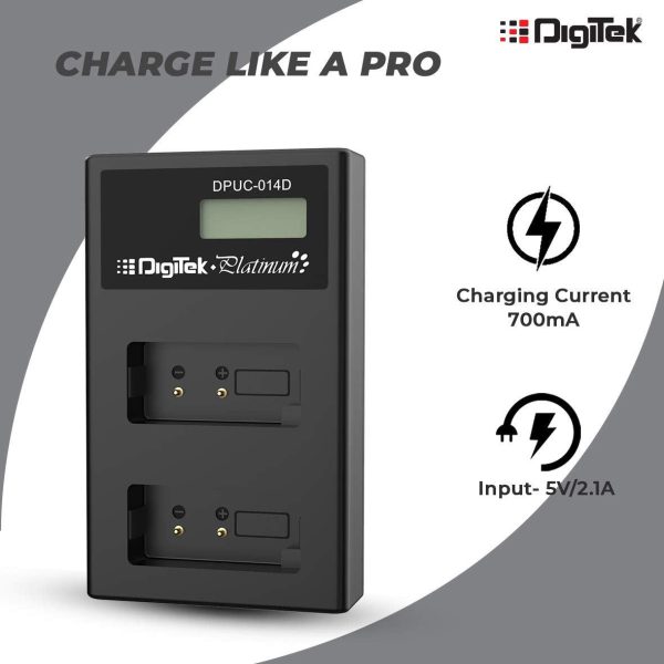 Digitek (DPUC 014D (LCD MU) ENEL 25) Platinum Charger DPUC 014D (LCD MU) ENEL 25 for ENEL 25 Battery For Sale