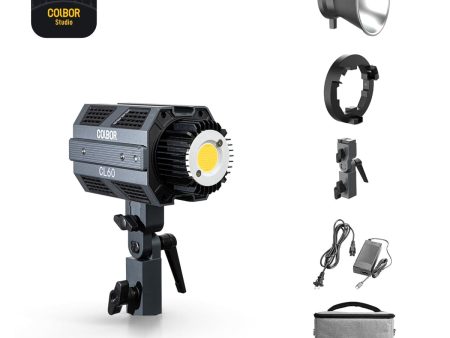 COLBOR CL60 COB Video Light,Power 65W,2700K to 6500K,CRI 97+,Only 550g,Support APP Control Online Hot Sale