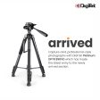 Digitek Platinum (DPTR 890 VD) (178 cm) Aluminum Light Weight Tripod with Fluid Video Head for DSLR & Video Cameras, Maximum Operating Height: 5.83Feet, Maximum Load : 7 kgs Online Sale